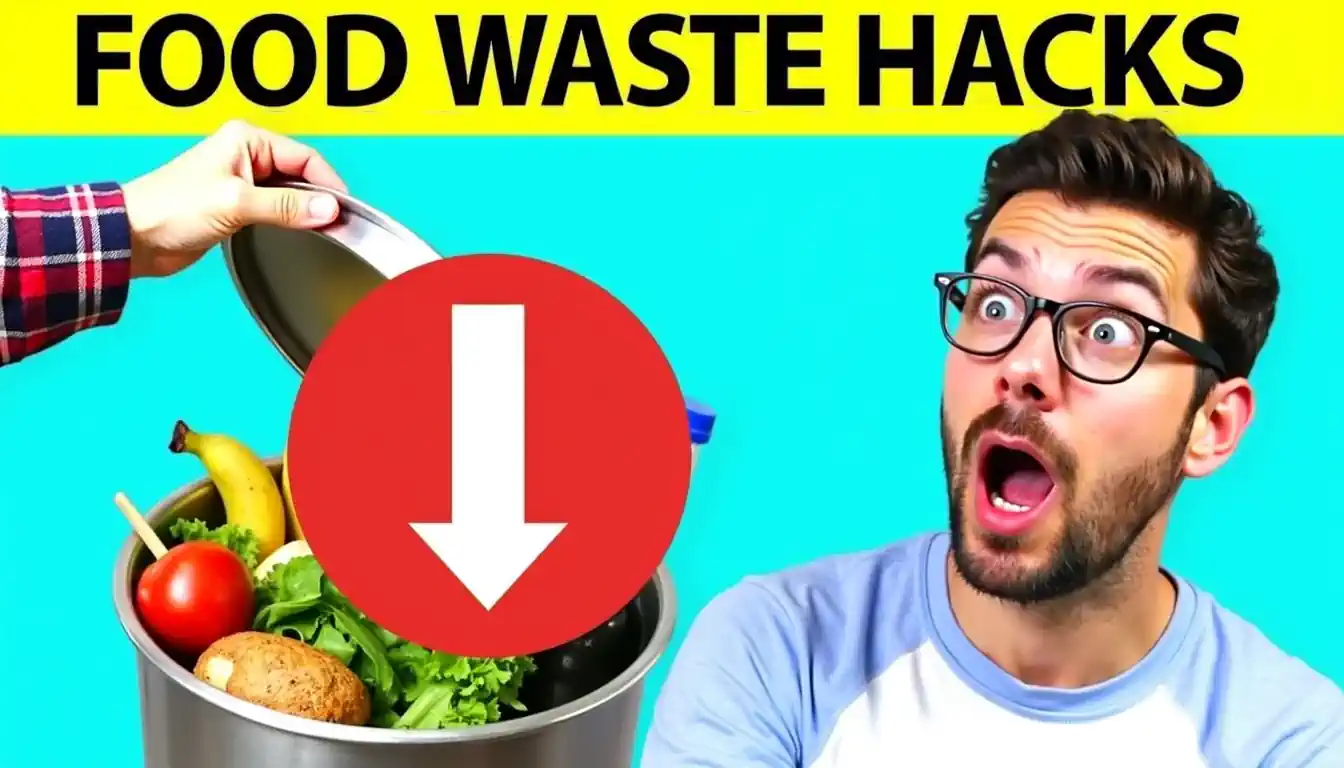 Food Waste Hacks image illustrates the How to Reduce Food Waste Globally blog article.